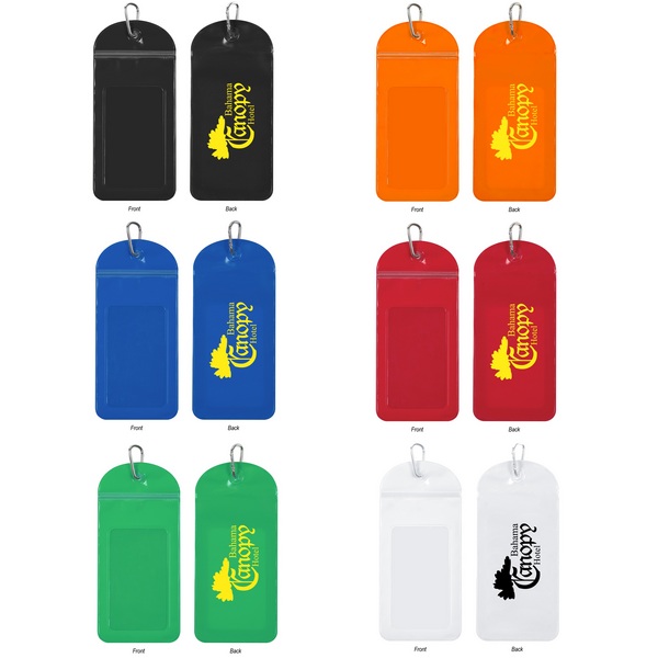 JH508 Splash Proof Phone Pouch With Carabiner A...